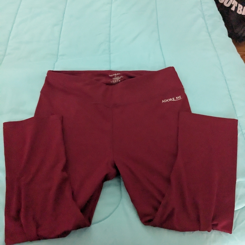 Adore Me Women's Deep Red Leggings